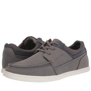 Tommy Hilfiger Men’s Gray Casual Lace-Up Boat Shoes Size 12  Resortwear TMCHUM